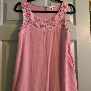 Mini lavender dress with pockets